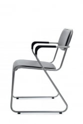 Кресло Nix Plus RCH OMKL-03 Черный/Металл окрашенный Хром