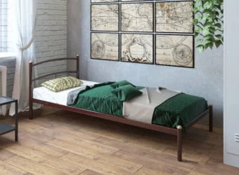 Кровать Хостел 90х200 Черный