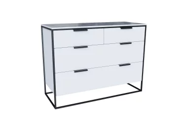 Комод 1190 Норд ЛД.677.010.000 Белый/Статуарио