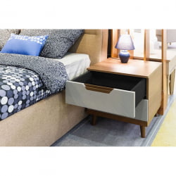 Тумба прикроватная Сканди (Т) Грей