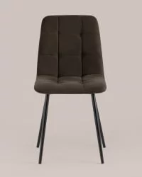 Стул Oliver велюр Темно-коричневый