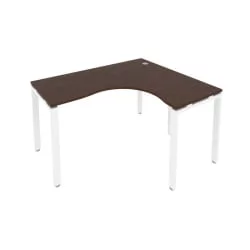 Стол письменный МЕТАЛ СЙСТЕМ Б.СА-3 Пр Венге/Белый / METAL SYSTEM