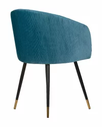 Стул обеденный ДОБРИН МАРЙ Морская волна велюр 1922-7 / DOBRIN MARY