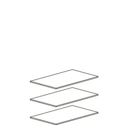 Полка к модулю 609  Инна (М) 609  Денвер светлый