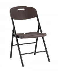 Стул складной банкетный коричневый под дерево
