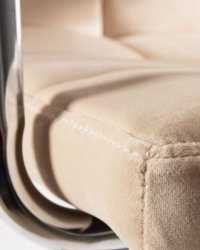 Стул барный DOBRIN KRUGER ARM (бежевый велюр (MJ9-10)) 2 шт