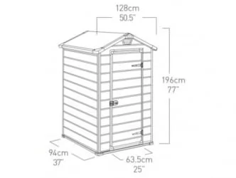 Сарай пластиковый MANOR 4x3