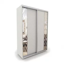 Шкаф-купе в коридор Акцент-Вера КР 1000х600  Выбеленное дерево