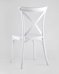 Стул пластиковый Кроссбэк Белый