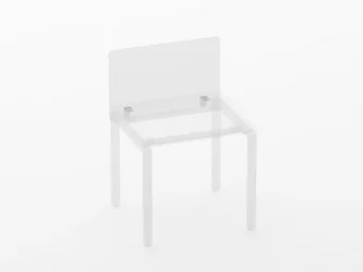 Экран (пластик) Deka 8.14.08 Белый-024 (без крепления)