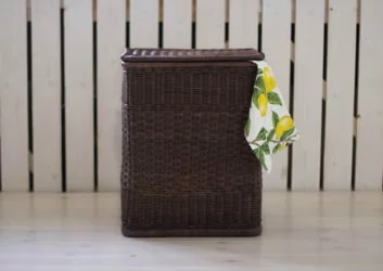 Корзина большая 16/06 A орех матовый