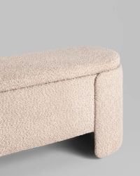 Банкетка Такс с местом для хранения букле капучино / Taks