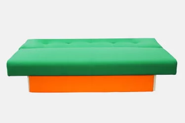 Диван тканевый MANGO 4 (2 категория) Зеленый Оранжевый