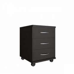 Тумба подкатная (3 ящика, с замком) Riva А.ТМ-3 Венге Цаво