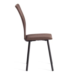 Стул обеденный La Rousse (2 шт. в упаковке) NEW, ткань рогожка, коричневый/черный, 3М7-147, 45х55х93 см