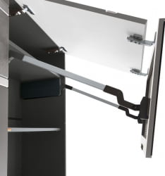 Шкаф-витрина со складной системой Грейс 105.81 Оникс Кубанит