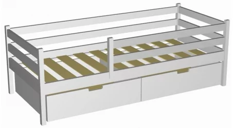Ящик для детской кровати RooRoom VK-77 Белые