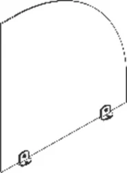 Экран торцевой из оргстекла RAND LITE RPG 8760