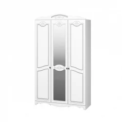 Шкаф трехдверный Лотос  ШР-3 Белый жемчуг
