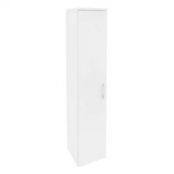 Шкаф высокий узкий левый ОНИКС О.СУ-1.9(Л) Белый Бриллиант / ONIX O.SU-1.9(L)