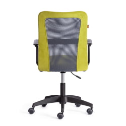 Компьютерное кресло STAFF флок/ткань, олива/серый, 23/W-12