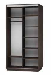 Шкаф-купе двухдверный Экспресс Дуо 1200х2400х Лондон/Венге / 1200х2400h