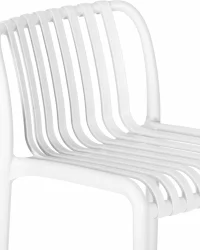 Стул полубарный DOBRIN CHLOE Белый