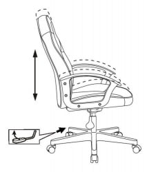 Кресло игровое Zombie 11LT Черный