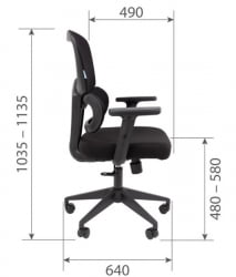 Кресло руководителя Chairman CH560 БП Черный