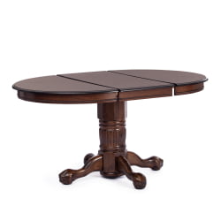 Раздвижной овальный стол Rochester -STC- (4260-STC) дерево гевея/мдф, 106 (150) х 106 х 75 см, Tobacco
