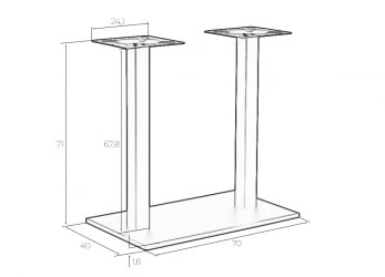 Подстолье обеденное ДОБРИН ЕДВАРД / DOBRIN EDWARD