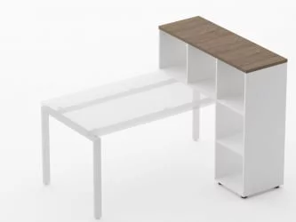 Стеллаж к столу Deka 9.08.12 Дуб Верцаска/Белый