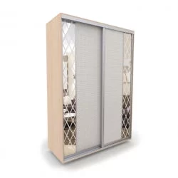 Маленький шкаф-купе Акцент-Вера КР 1200х600  Дуб молочный