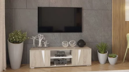 Тумба Тип 4 Дуб сонома/Белый