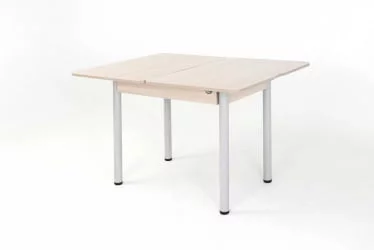 Маленький обеденный стол Прайм-3Р Ясень Шимо светлый