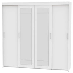 Шкаф-купе T-5-230х235х60-M(Белый-6)