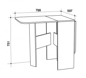 Стол Мечта Дуб Млечный