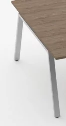 Л-образный металлический каркас с траверсами Deka 74.145.10 К Металлик матовый муар