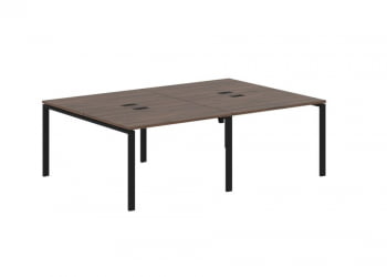 Бенч-система 4-местная EDIS EUWST 2316 Дуб Денвер темный Черный