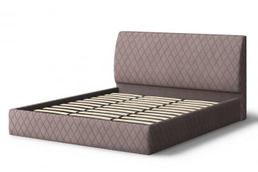Кровать Хилтон, 2000x1600 мм, кофе