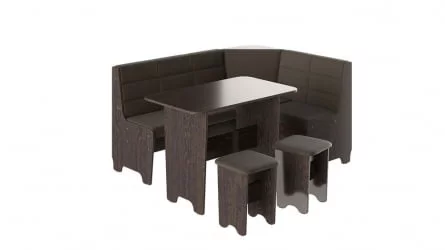 Кухонный уголок Техас Исп.2 Венге/Кашемир коричневый