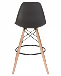 Стул барный ДОБРИН ДСВ БАР Темно-серый ГР-04 / DOBRIN DSW BAR GR-04