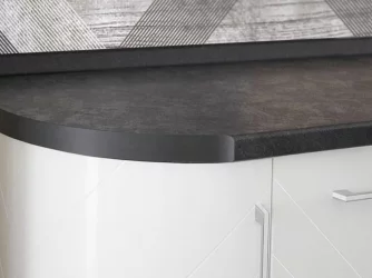 Столешница ПФР 16.300 Луна (левая радиусная) 3000 мм