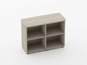 Тумба приставная к столу Glassy 3.18.101 Дуб сантана светлый