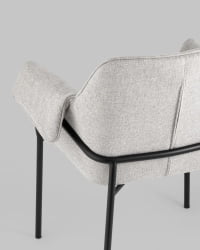 Стул Бесс рогожка светло-серый 2 шт.