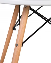 Круглый журнальный столик DOBRIN SHELLEY Белый