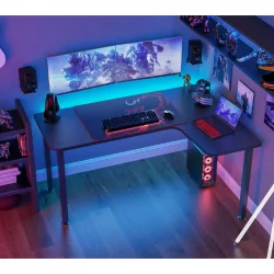 Угловой компьютерный стол EUREKA ERK-CD-L01R-60B Black