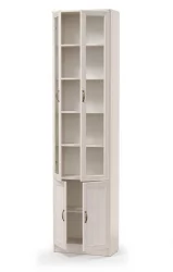 Шкаф комбинированный Оливия В-18 Вудлайн кремовый Аруша венге