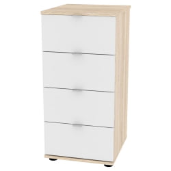 Комод Алиса(K3)856х401х459сторцевойручкой(ДСС-Белый)