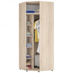 Шкаф распашный Алиса (H6_M) 2230х854х854 ручка скоба 96мм (ЯШС)